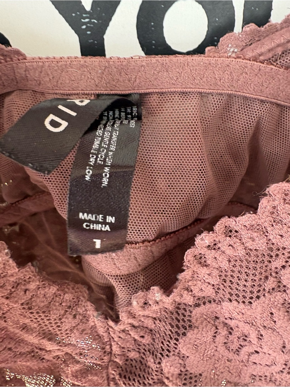 torrid Mauve Lace Bralette Tank Top - Picture 4 of 6